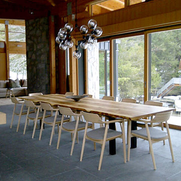 Live Edge Maple Cottage Dining Table