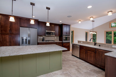 Inspiration for a modern kitchen remodel in Other