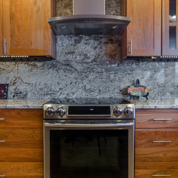 Bayside home kitchen fitting for a growing family with a Northwest feel