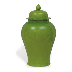 Apple Green Temple Jar - Home Decor
