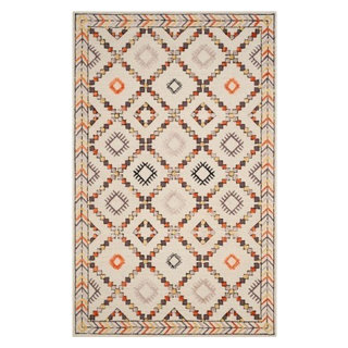 Safavieh Blossom BLM452A Handmade Blue / Multi Rug - 4' Round