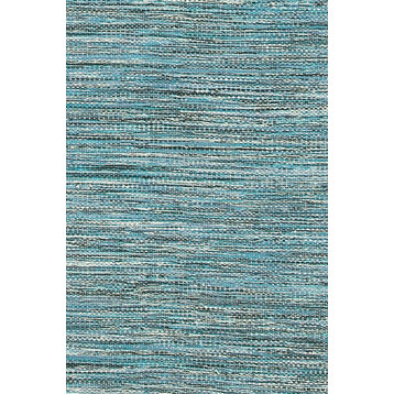 Chandra India Ind14 Solid Color Rug, Blue, 2'0"x3'0"