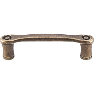 Top Knobs  -  Link Pull 3" (c-c) - German Bronze