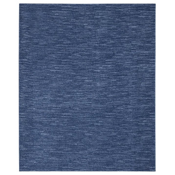 Nourison Essentials 12' x 15' Navy Blue Fabric Outdoor Area Rug (12' x 15')