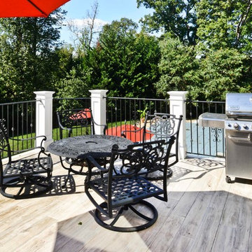 Exterior Remodel Turns Home Backyard into Gorgeous Retreat in Great Falls, Va
