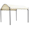 vidaXL Patio Gazebo 13'x10'x8' Cream White Outdoor Canopy Shed Yard Shelter
