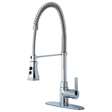 GS8871CTL Single Handle Pull-Down Spray Kitchen Faucet, Chrome