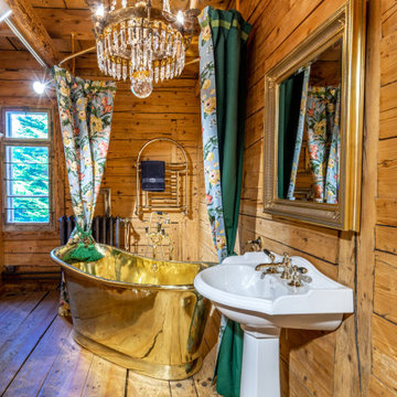 Badezimmer im Luxus Chalet