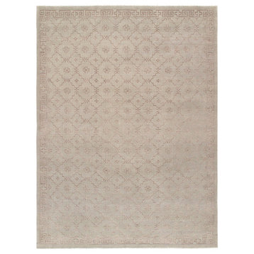 Pasargad Khotan Collection Hand-Knotted Silk & Wool Area Rug- 9' 1" X 12' 4"