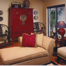 Asian Traditional inspired living room