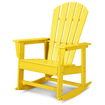 Polywood South Beach Rocking Chair, Lemon