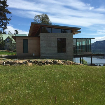 Modern Cabin Polished Concrete Floors