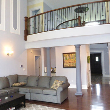 S. Residence | Modern Tale on Center Hall Colonial | Interesting Roof Lines