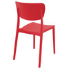 Monna Outdoor Dining Chair Red, Set of 2