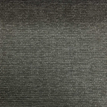 Hugh Woven Linen Upholstery Fabric, Gunmetal
