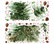 Watercolor Evergreen Peel and Stick Giant Wall Decals