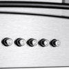 AKDY 30" Wall Mount Stainless Steel Button Panel Kitchen Range Hood Cooking Fan