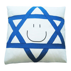DECORATIVE PILLOWS MIAMI - Boy Pillow, Star of David 20"x20" - Kids Pillows