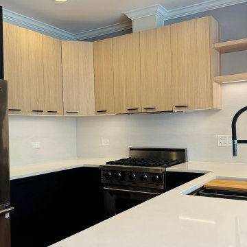 Open Concept Luxury Kitchen Island with Custom Millwork