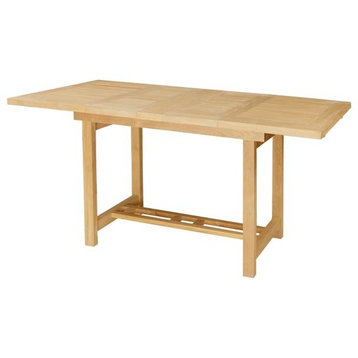 41"x46-59-70" Winterville Double Rectangular Extension Counter Height Table