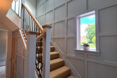 Wall panelling and stair renovation