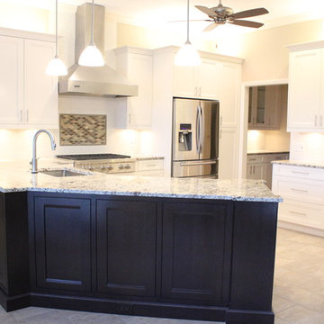 White Contemporary Kitchen