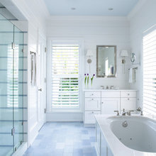 light blue bath color