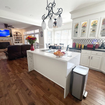Full Interior Renovation: Kitchen, Wall Expansion & Hardwood Flooring