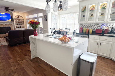 Example of a huge classic home design design in Other