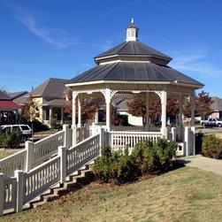 Vixen Hill Cedar Products - Grade difficulty solved with this Gazebo - Gazebos