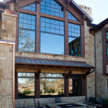 Mountain Craftsman Back Elevation
