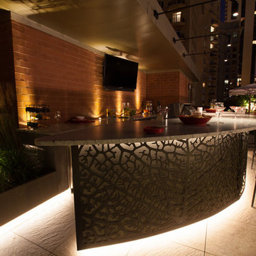 Revelry at the penthouse
