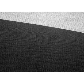 Monochrome Black And White 71 Area Rug, 5'0"x7'0"