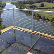 Deck with glass