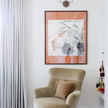 Santa Monica Eclectic Artistic Living Room