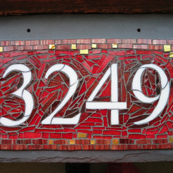 Nutmeg Designs - Colorful House Numbers - House Numbers