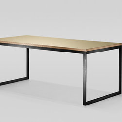 T-st&aring;l spisebord | T-frame dining table - Dining Tables