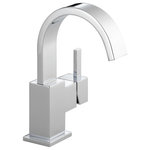 Delta - Delta Vero Single Handle Bathroom Faucet, Chrome, 553LF-GPM - You can install with confidence, knowing that Delta faucets are backed by our Lifetime Limited Warranty.