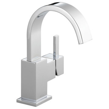 Delta Vero Single Handle Bathroom Faucet, Chrome, 553LF-GPM