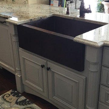 Refined Organic - The Gray & Copper Hued Kitchen