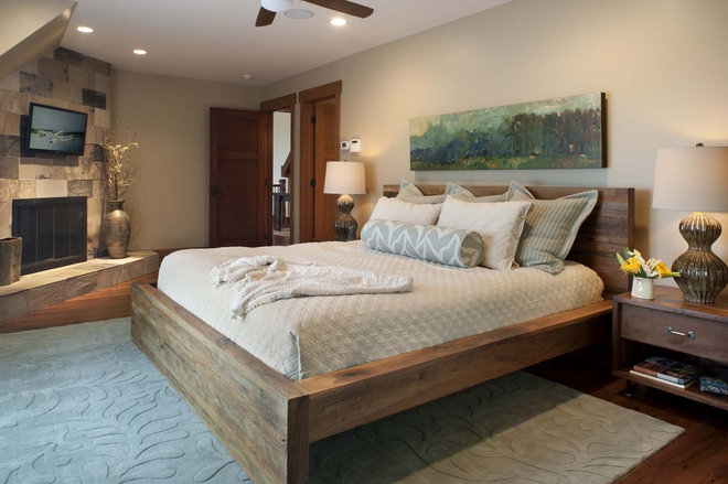 Contemporary Bedroom by Living Stone Design + Build