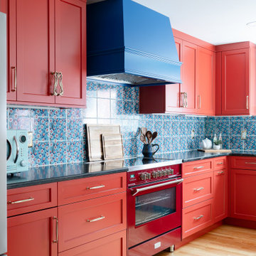 Turkish Tea Room Inspired Colorful Kitchen
