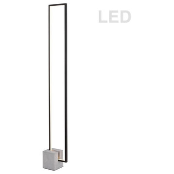Dainolite FLN-LEDF55-MB Florence, 54.75" 34W 1 LED Floor Lamp