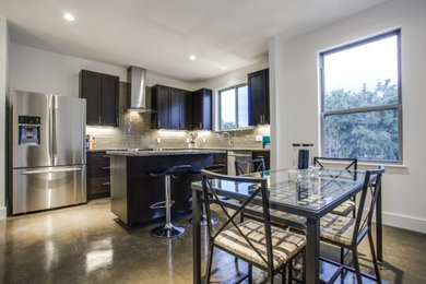 Inspiration for a contemporary home design remodel in Dallas