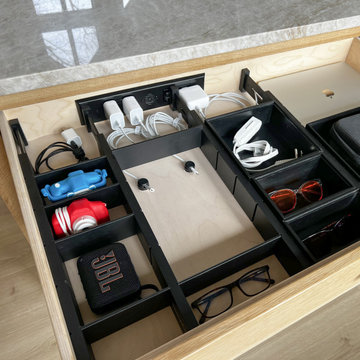 Kitchen In-Drawer Charging Outlets
