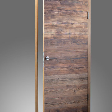 Reclaimed wood doors