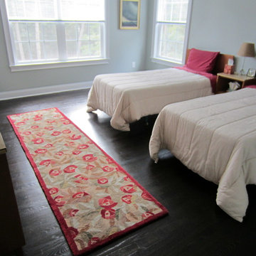 East Hampton new construction - Red Oak stained Ebony
