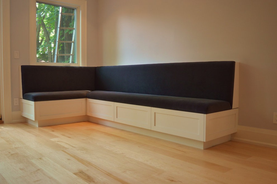 Custom Built In Dining Room Banquette With Storage Millard