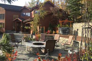 Photo of a rustic landscaping in Other.