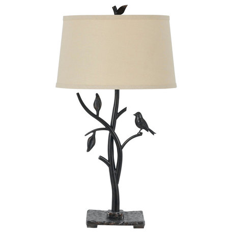 Light Tan Metal Medora, Table Lamp